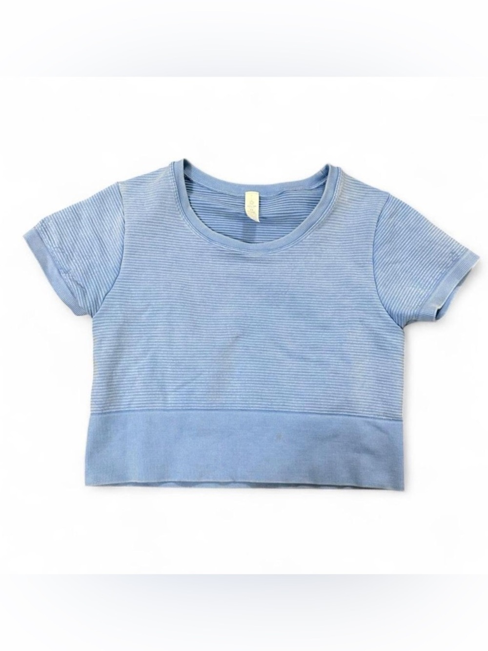 Offline by Aerie Blue Ribbed Crop Top Women’s Size M
